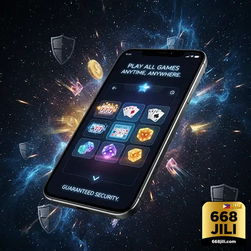 Mobile player enjoying casino games on the go