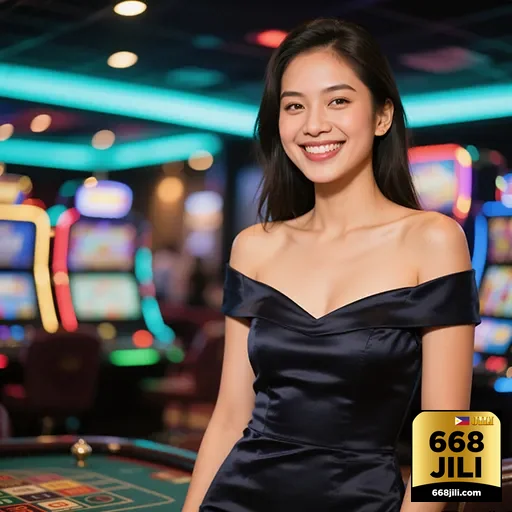 668jili smiling woman casino 2